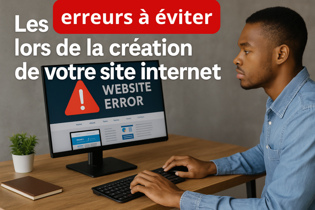 Les erreurs à éviter lors de la création de votre site internet